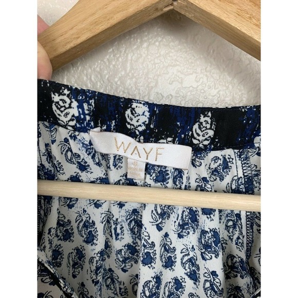 WAYF Printed Peasant Top - Picture 3 of 7